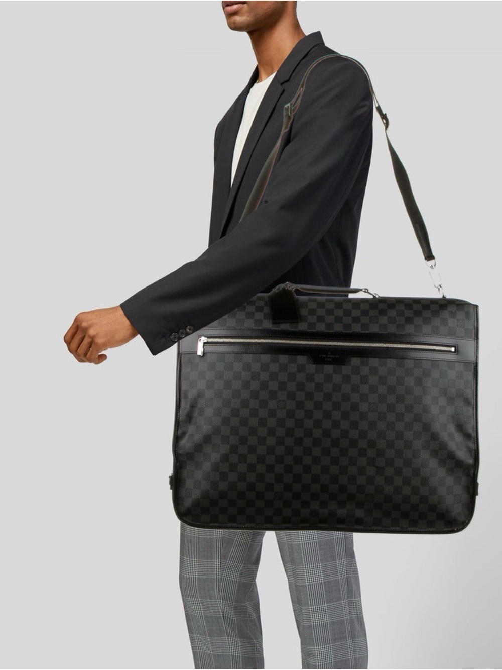 Louis Vuitton Black Damier Graphite Garment Bag